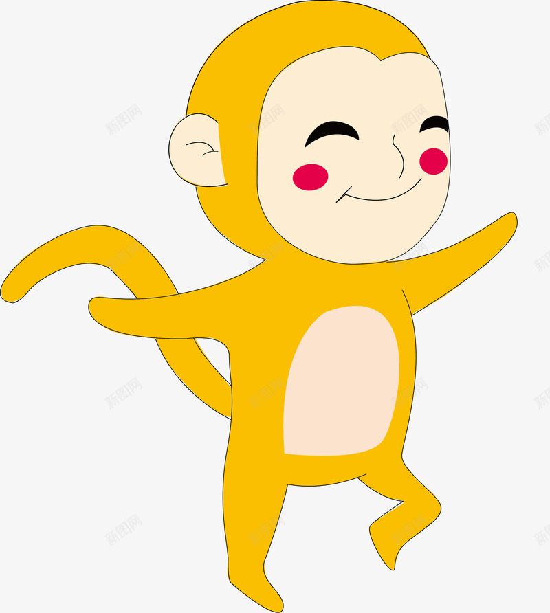 微笑着旋转的猴子png免抠素材_新图网 https://ixintu.com n 动物 卡通猴子 可爱猴子 可爱猴子表情 微笑 手绘猴子 猴子 猴子表情 矢量动物 矢量猴子 表情