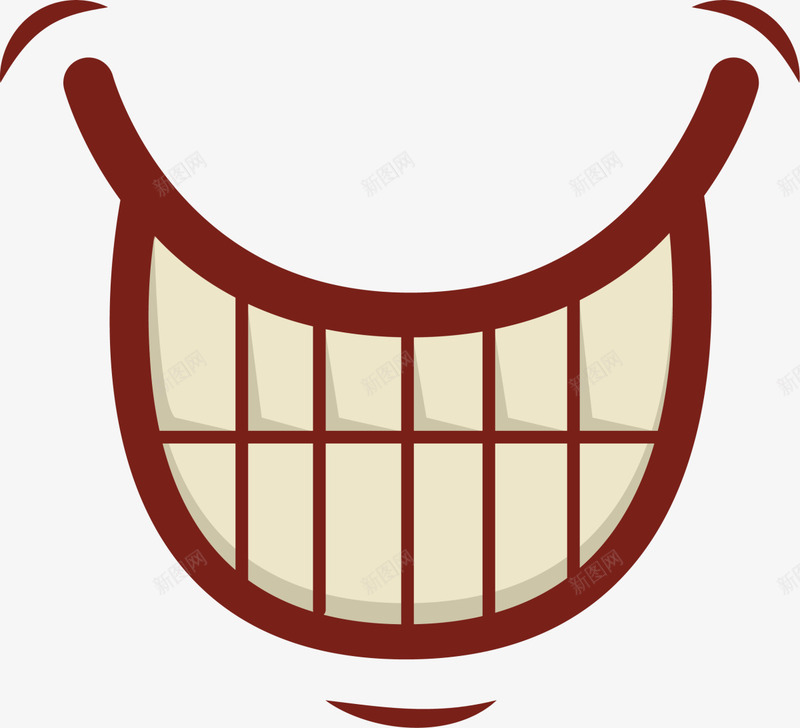龇牙卡通笑脸表情png免抠素材_新图网 https://ixintu.com 5月8号 世界微笑日 幸福 开心 笑容 笑脸标签 龇牙大笑