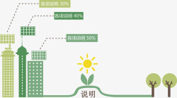 创意房屋形态分类说明标签矢量图素材