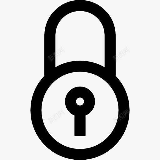 电子商务锁定圆形挂锁的安全工具图标png_新图网 https://ixintu.com 商务 圆形 安全 工具 挂锁 电子商务 锁