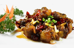 麻辣鸡块素材
