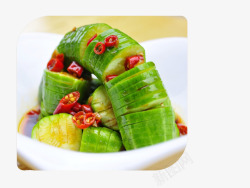 菜品展板凉拌黄瓜菜高清图片