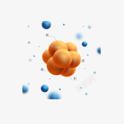 矢量抽象圆球缤纷抽象炫彩立体圆球科技矢量图高清图片