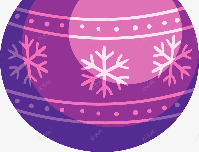 紫色雪花的圣诞球矢量图ai免抠素材_新图网 https://ixintu.com 圣诞球 圣诞球挂饰 圣诞节 圣诞节快乐 矢量png 紫色圣诞球 矢量图
