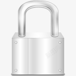 银色的锁图标png_新图网 https://ixintu.com 锁