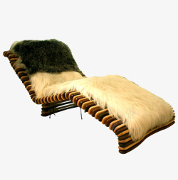 毛椅子带毛的椅子高清图片