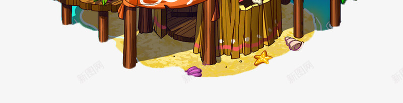 卡通版美味的果汁房屋png免抠素材_新图网 https://ixintu.com 动漫动画 卡通手绘 果汁 水果 装饰图 视频 雨伞 饮料