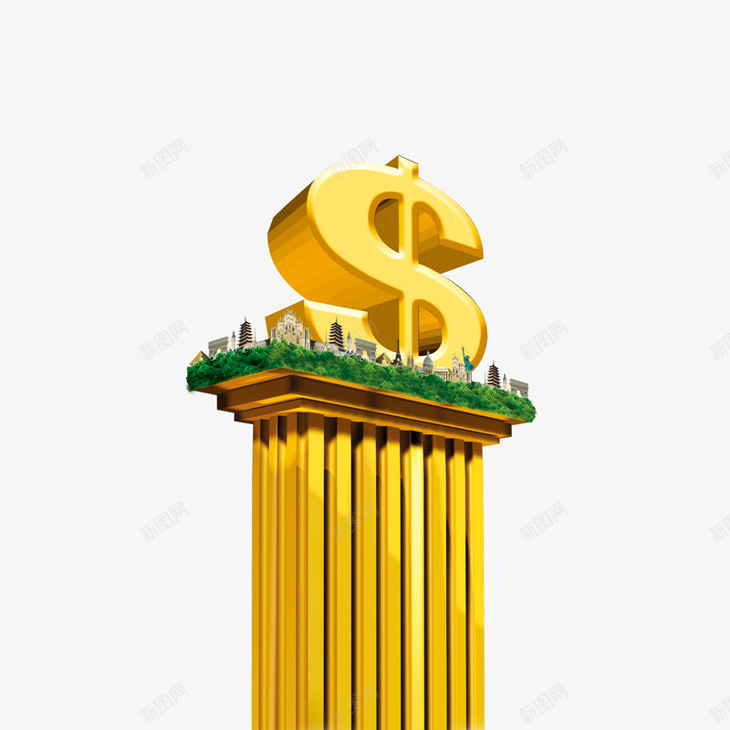 金钱创意银行宣传png免抠素材_新图网 https://ixintu.com 个人业务 创意 办理 符号 贷款 金钱 银行卡 银行宣传 黄色