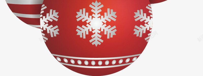 手绘三个圣诞挂饰球png免抠素材_新图网 https://ixintu.com 圣诞 手绘 挂饰