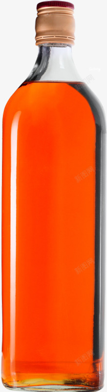 橙色玻璃瓶素材