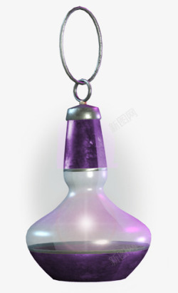 紫色的钥匙扣素材