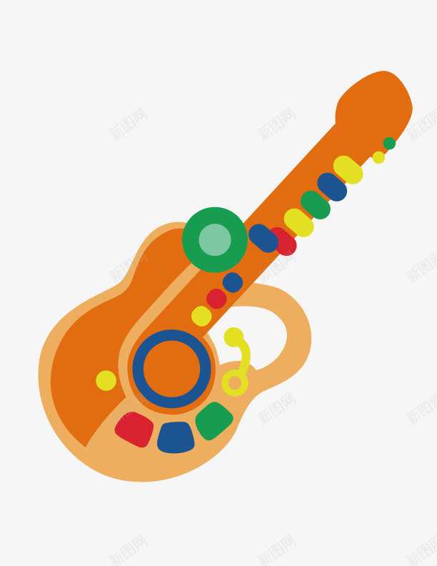 儿童玩具电吉他png免抠素材_新图网 https://ixintu.com 儿童 吉他 玩具