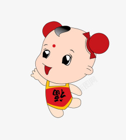 中国风福娃素材