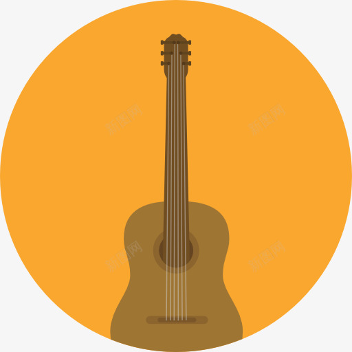 吉他图标png_新图网 https://ixintu.com 乐器 乐队 吉他 弦乐器 音乐 音乐和多媒体