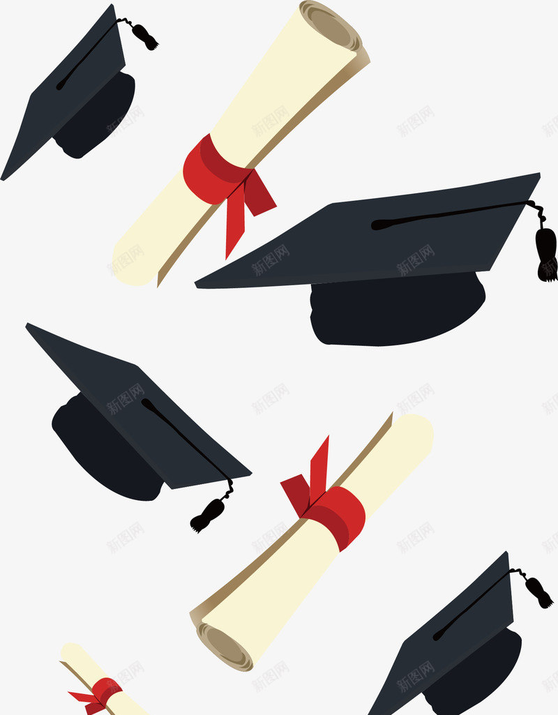 毕业证帽子png免抠素材_新图网 https://ixintu.com 帽子 毕业证