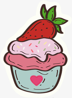 草莓味冰淇淋草莓味的冰淇淋高清图片