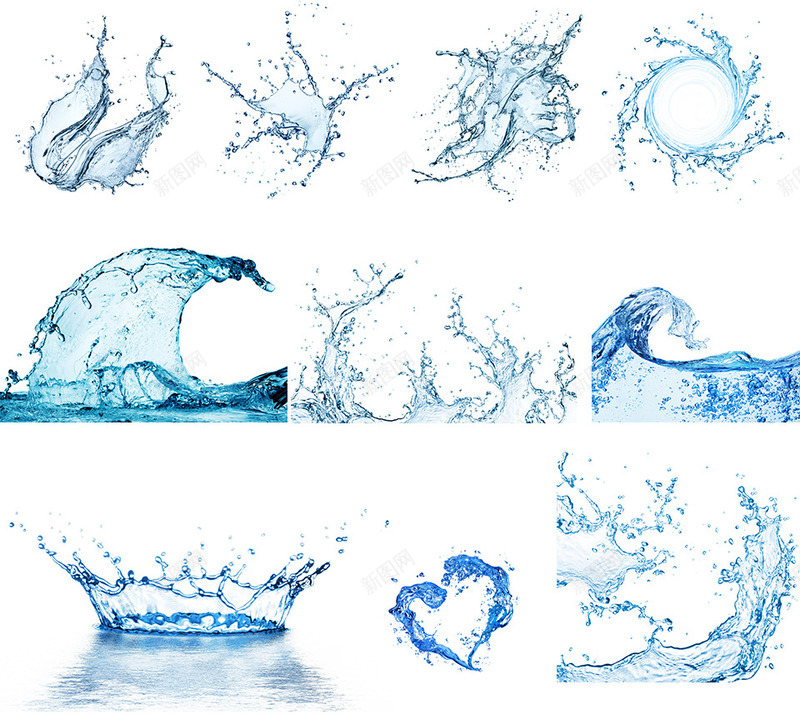合成飞溅的水花效果png免抠素材_新图网 https://ixintu.com 合成 效果 水花 飞溅