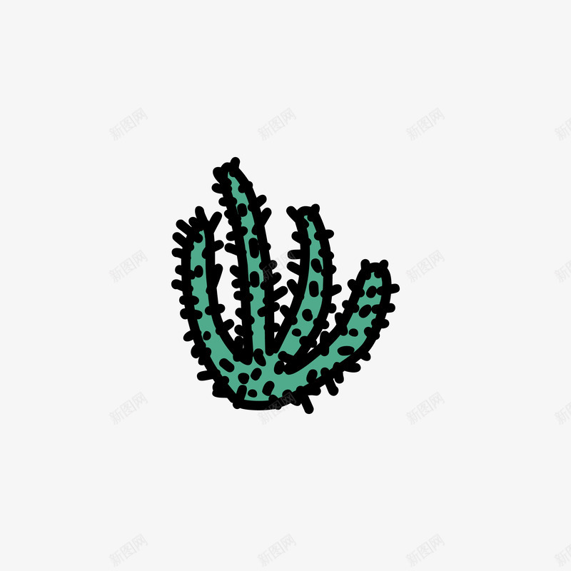 小清新插画广告卡通盆栽png免抠素材_新图网 https://ixintu.com 仙人掌 促销宣传设计 卡通手绘装饰插画 小清新插画 广告设计 简约大气插画 绿色盆栽