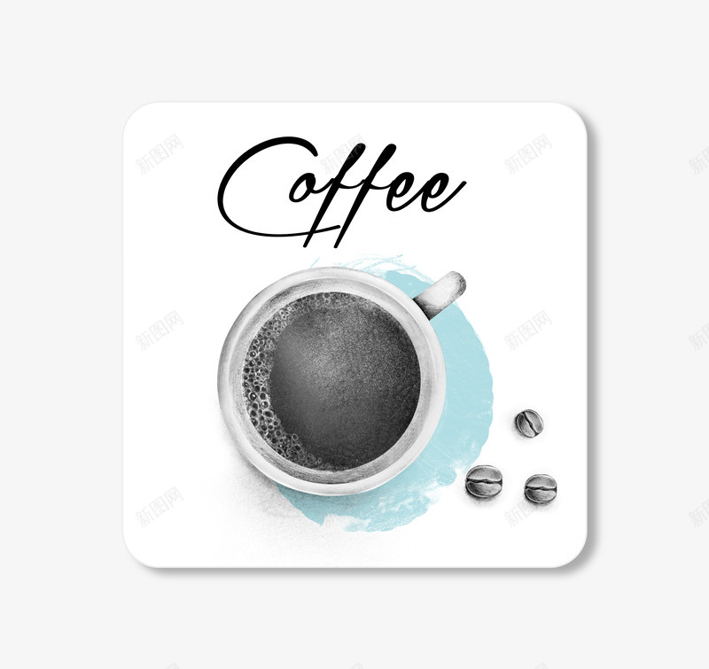 Coffeepng免抠素材_新图网 https://ixintu.com 卡片 咖啡 咖啡豆 素材