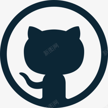 GitHub标志社会社会网络i图标图标
