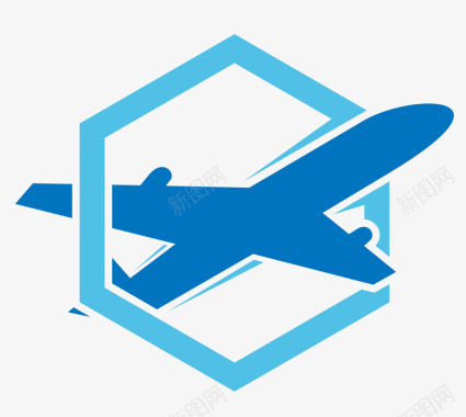 飞机logo图标图标