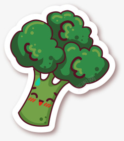 绿色蔬菜表情素材