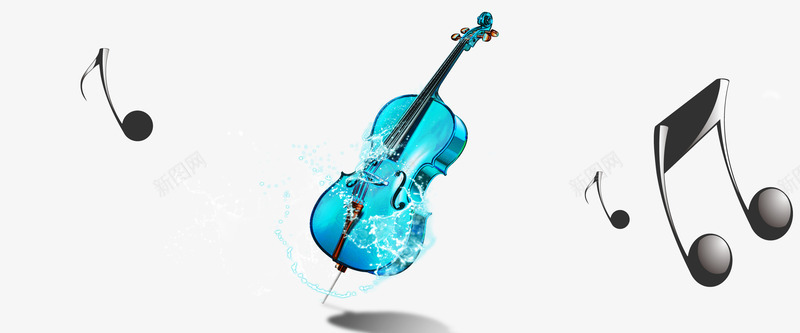音乐教室png免抠素材_新图网 https://ixintu.com 乐符 小提琴 音乐教室 音符