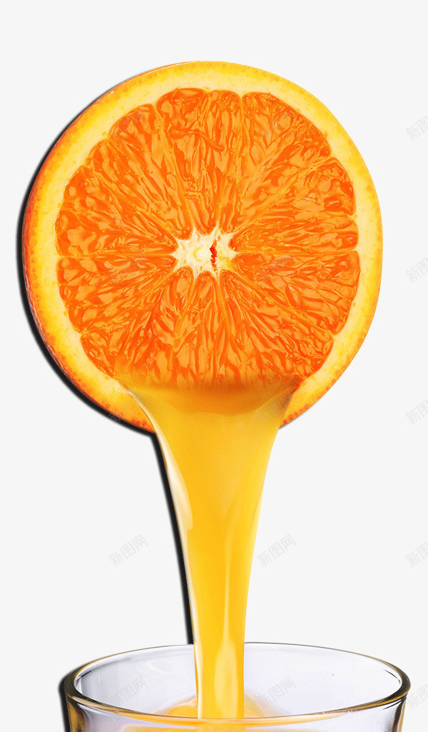 橙子饮料png免抠素材_新图网 https://ixintu.com 果汁 橙汁