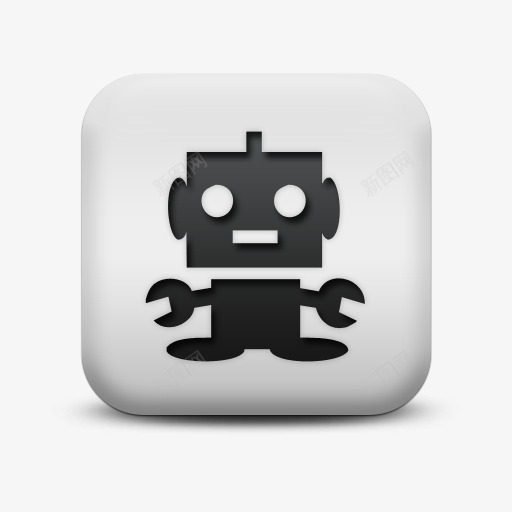 不光滑的白色的广场图标业务机器png_新图网 https://ixintu.com business icon matte robot square white 不光滑的 业务 图标 广场 机器人 白色的