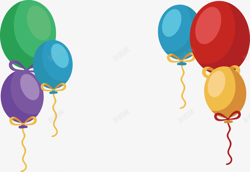节日派对彩色气球矢量图ai免抠素材_新图网 https://ixintu.com 彩色气球 新年派对 气球 派对 矢量png 节日气球 矢量图