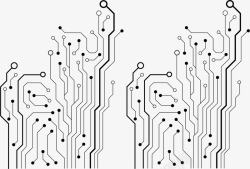 电路印刷电子线路板高清图片