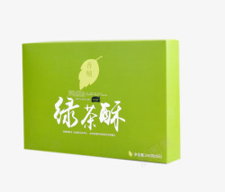 绿茶龙井酥特写香楠龙井绿茶酥礼盒装高清图片