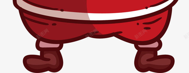 可爱圣诞老人表情包png免抠素材_新图网 https://ixintu.com 卡通 圣诞老人 手绘 疑问 矢量图案 节日 装饰图案