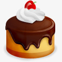 cherry蛋糕巧克力樱桃奶油Cakeicons图标高清图片