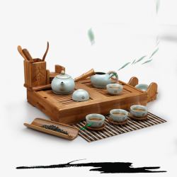 中国风茶道中国风陶瓷茶具实物高清图片