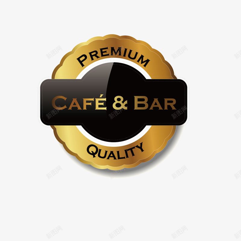 咖啡标贴图标png_新图网 https://ixintu.com 咖啡标签 打折标签 标志 标识标志图标 食品标签 餐饮