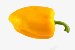乳椒黄色美味没有沟的黄灯笼椒实物高清图片