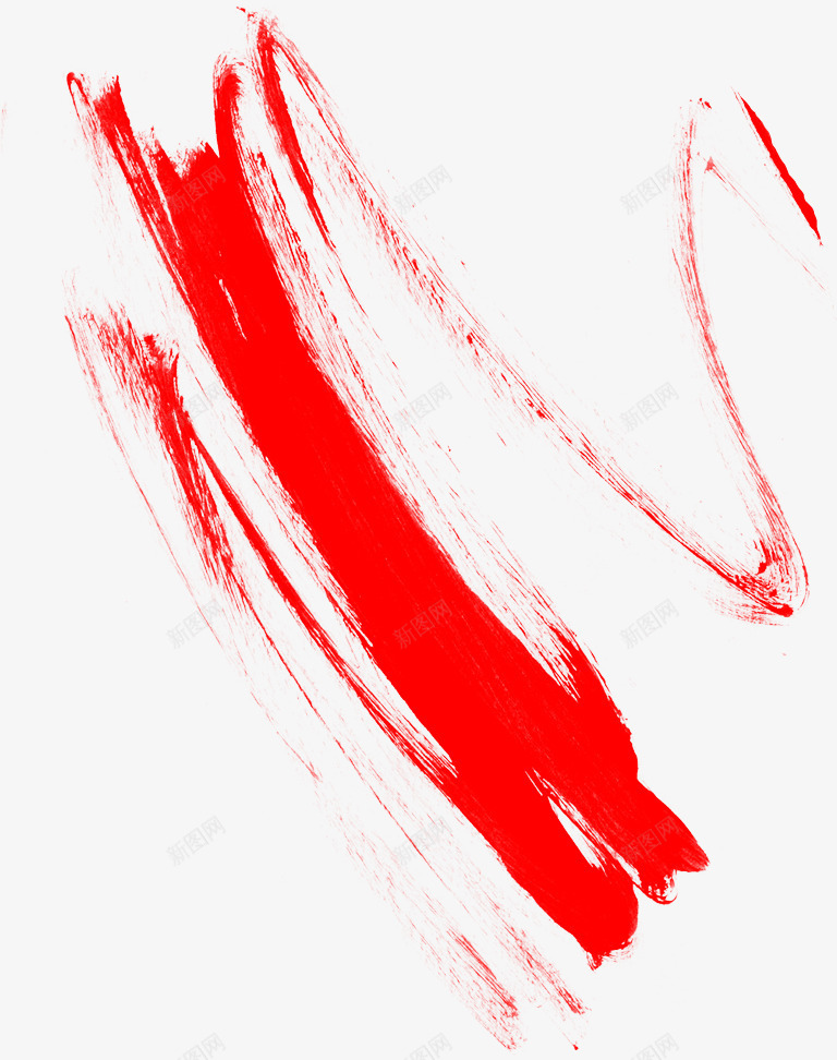 红色条纹毛笔涂鸦海报背景png免抠素材_新图网 https://ixintu.com 条纹 毛笔 海报 涂鸦 红色 背景