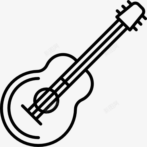 爵士吉他图标png_新图网 https://ixintu.com 乐器 吉他 音乐