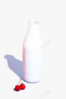 写实牛奶瓶素材