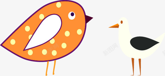 卡通动物鸟png免抠素材_新图网 https://ixintu.com 会飞的 儿童 动物 卡通 可爱 学习 手绘 教育 梦想 童话 童趣 鸟 鸭子 鹅