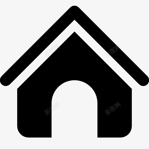 AnimalsDogHouseIcon图标png_新图网 https://ixintu.com animals dog house white