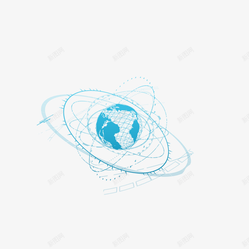 地球经纬线psd免抠素材_新图网 https://ixintu.com 地球 精密 经纬线