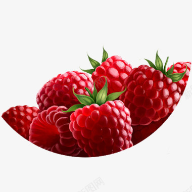 草莓手绘水果图标图标