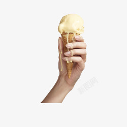 融化冰激凌雪糕高清图片
