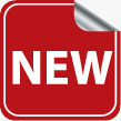 红色方块折角new图标png_新图网 https://ixintu.com new 图标 方块 红色