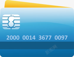 创意消费银行卡信用卡图矢量图素材