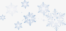 蓝色雪蓝色雪花矢量图高清图片