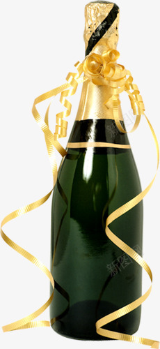 绿色瓶身香槟png免抠素材_新图网 https://ixintu.com 派对 瓶身 绿色 香槟