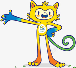 里约吉祥物2016年里约奥运会吉祥物高清图片